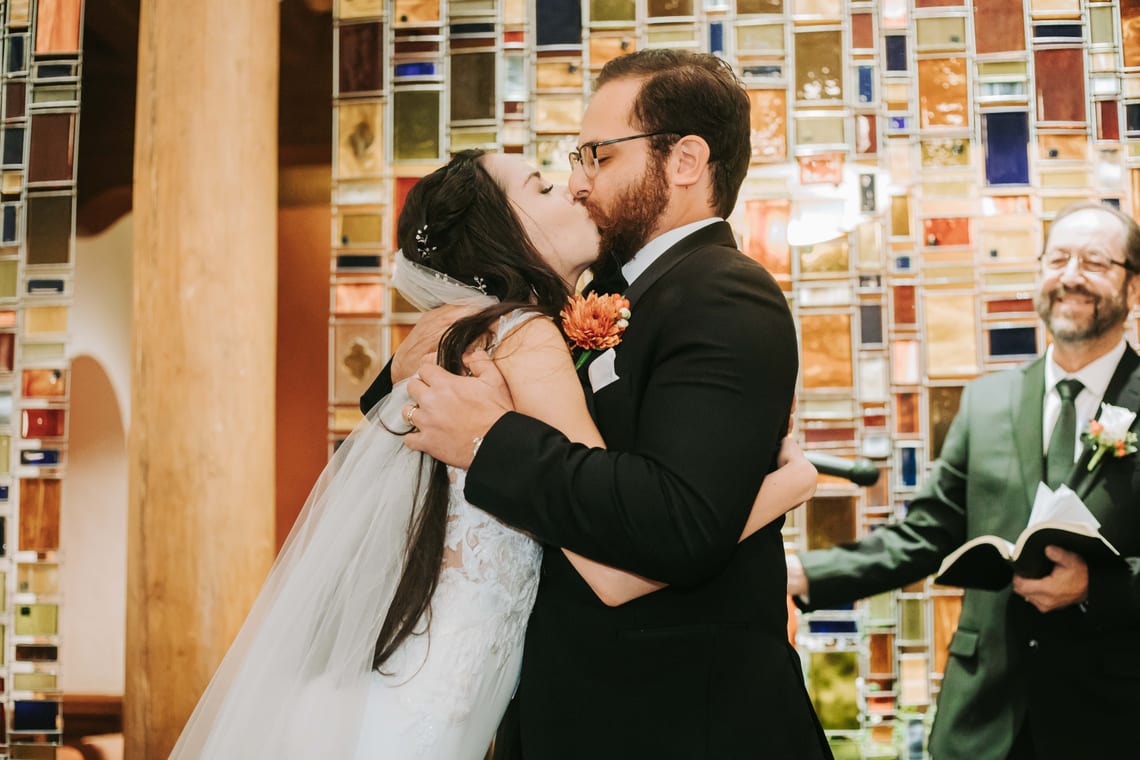 Bride and groom portrait