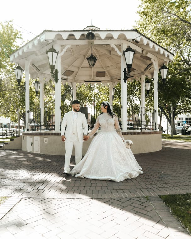 Wedding day candid moment