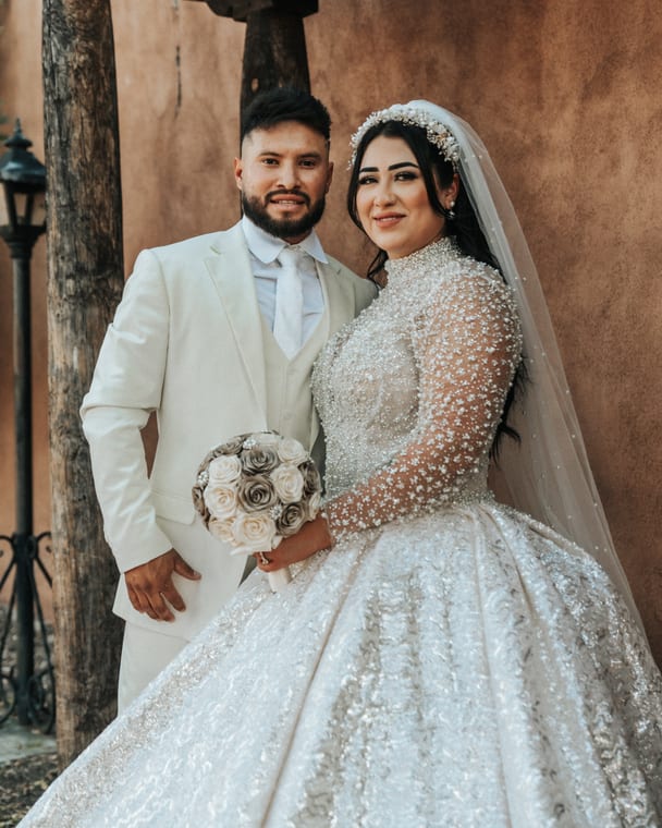 Wedding day candid moment