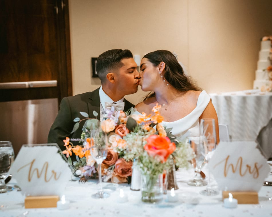 Wedding reception detail
