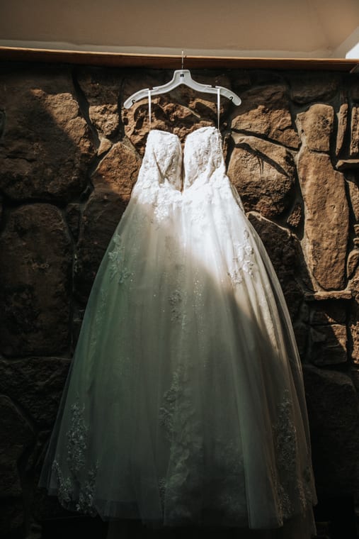 Bridal portrait, natural light