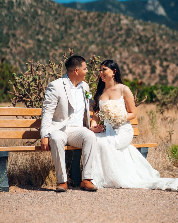 Wedding day candid moment