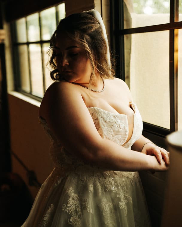 Wedding venue detail shot