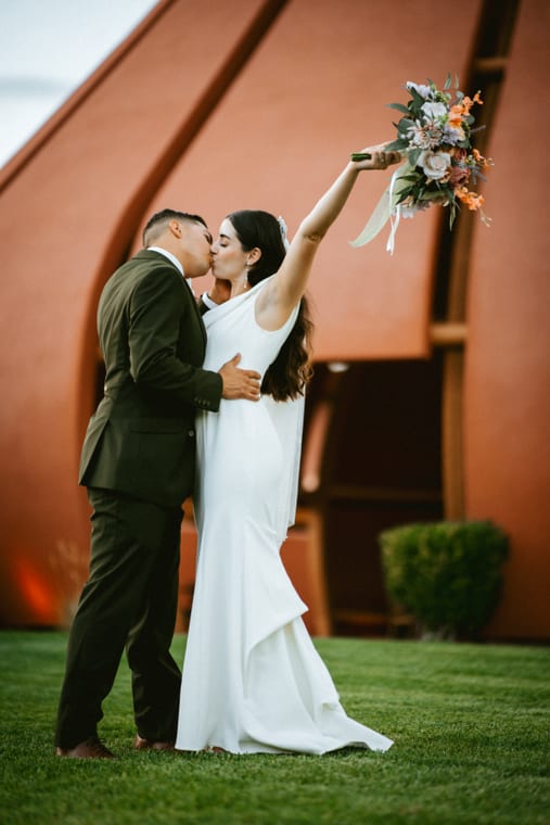 Wedding day candid moment