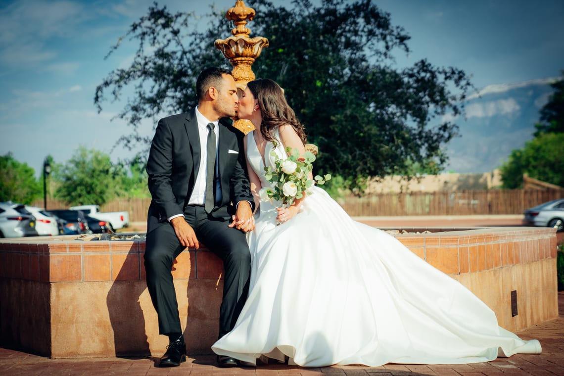 Bridal portrait, natural light
