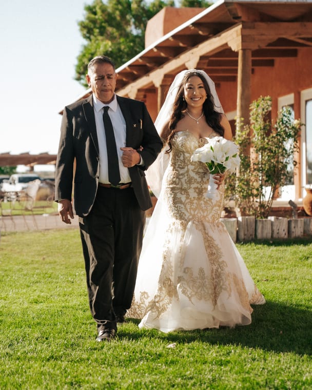 Editorial wedding portrait