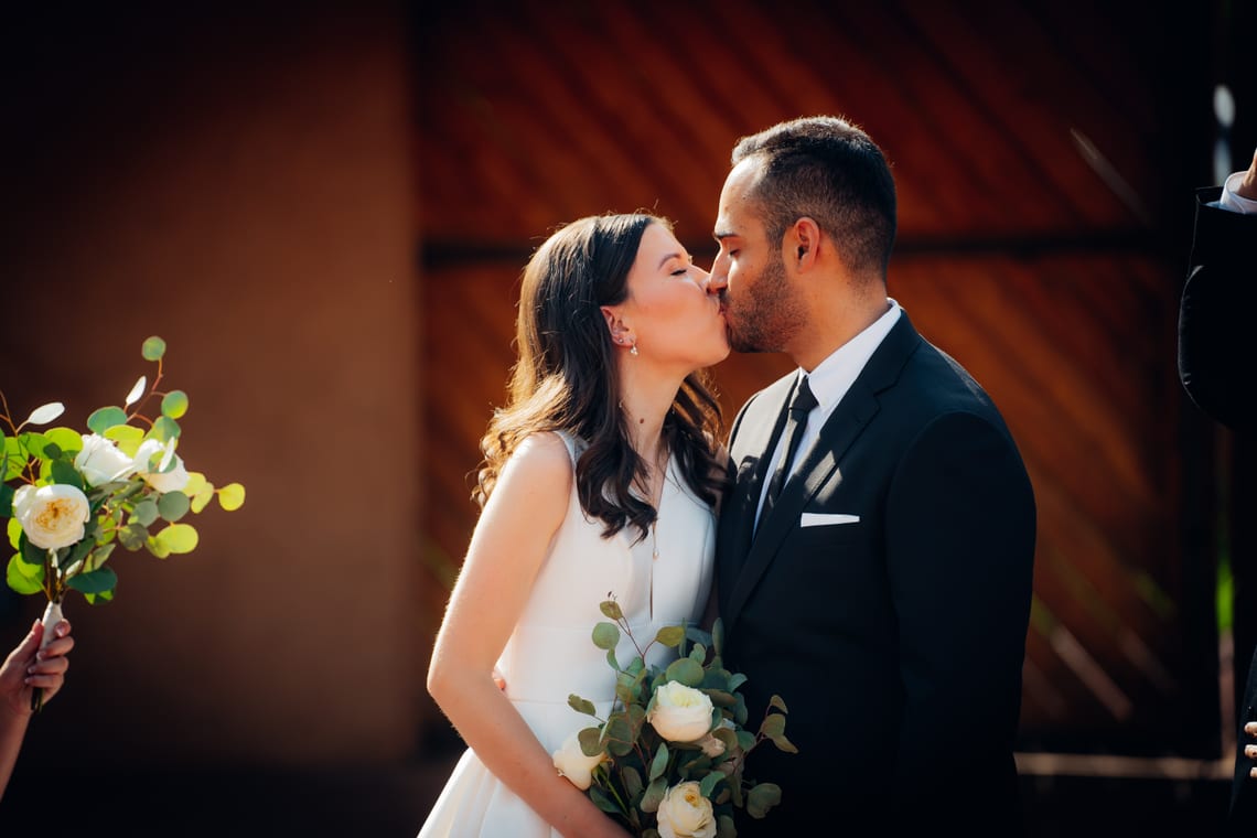 Editorial wedding portrait