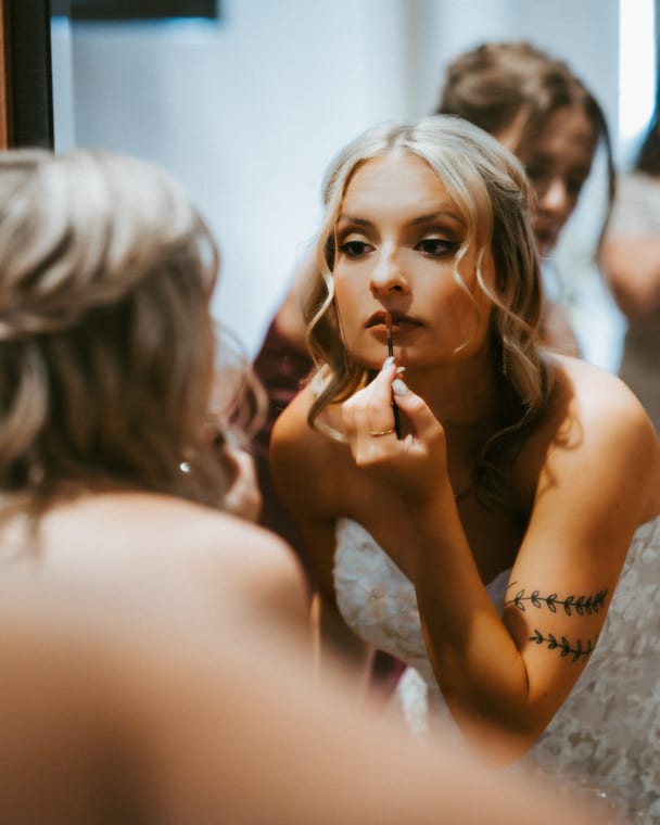 Bridal portrait, natural light