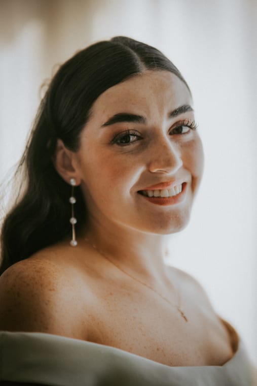 Candid wedding celebration moment